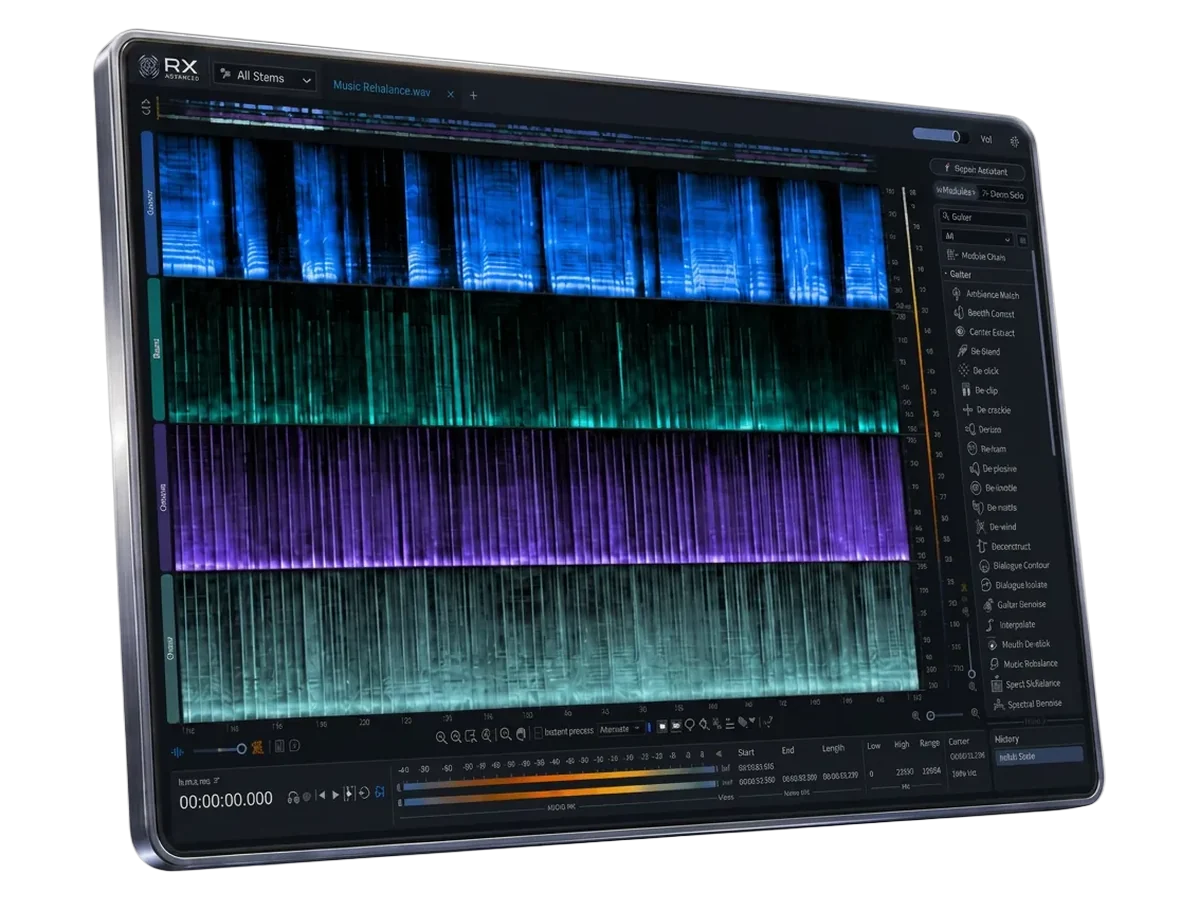 Izotope RX 12 interface